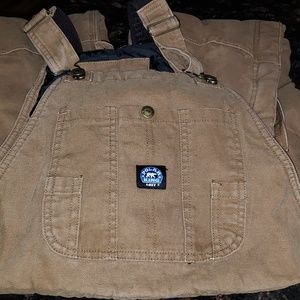 Boys youth insulated duck bib overall